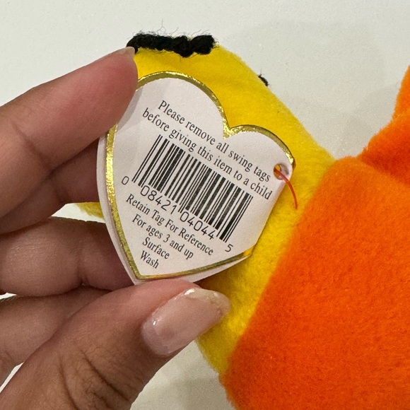 VTG Inch Worm TY original beanie baby RETIRED Errors misprints 1995 Rare Tag - Picture 5 of 6